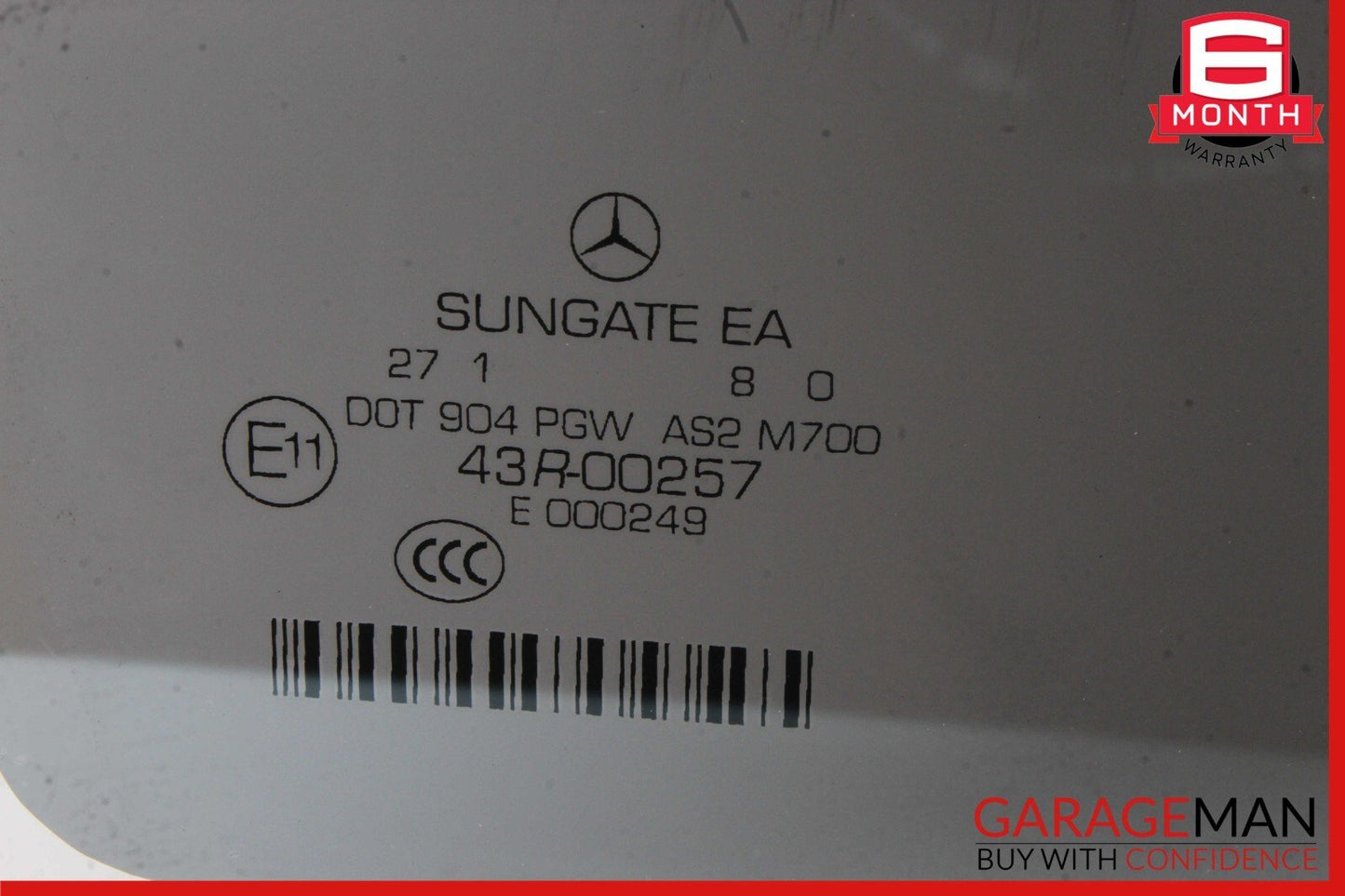 07-13 Mercedes W221 S400 S350 S600 Front Right Side Door Window Glass Clear