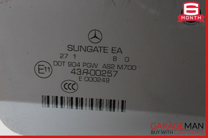 07-13 Mercedes W221 S400 S350 S600 Front Right Side Door Window Glass Clear