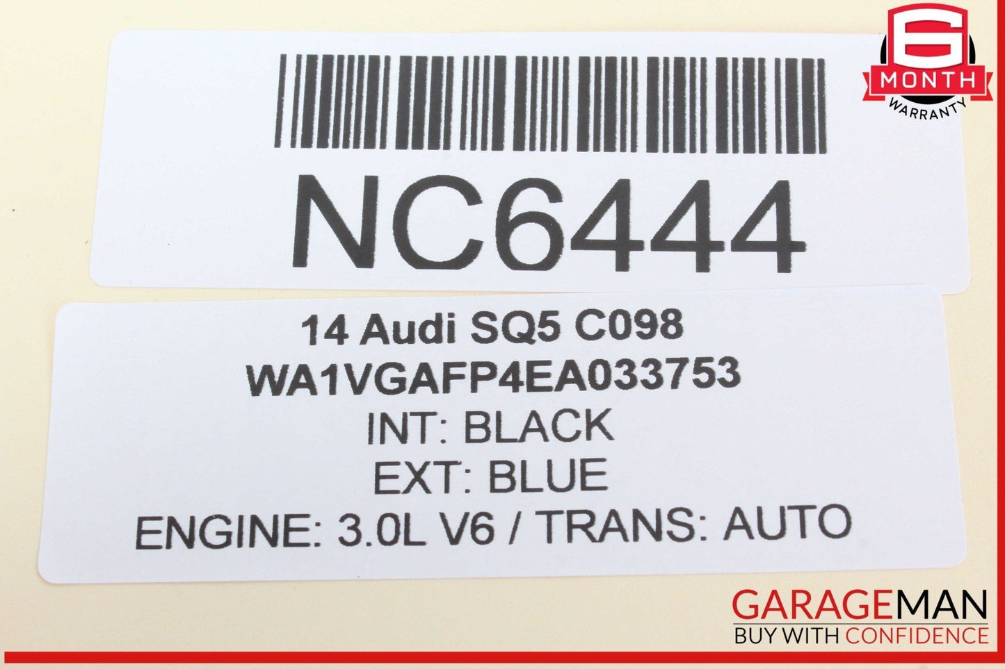 14-17 Audi SQ5 Rear Subwoofer Sub Woofer Speaker Bass Box 8R0035382A OEM
