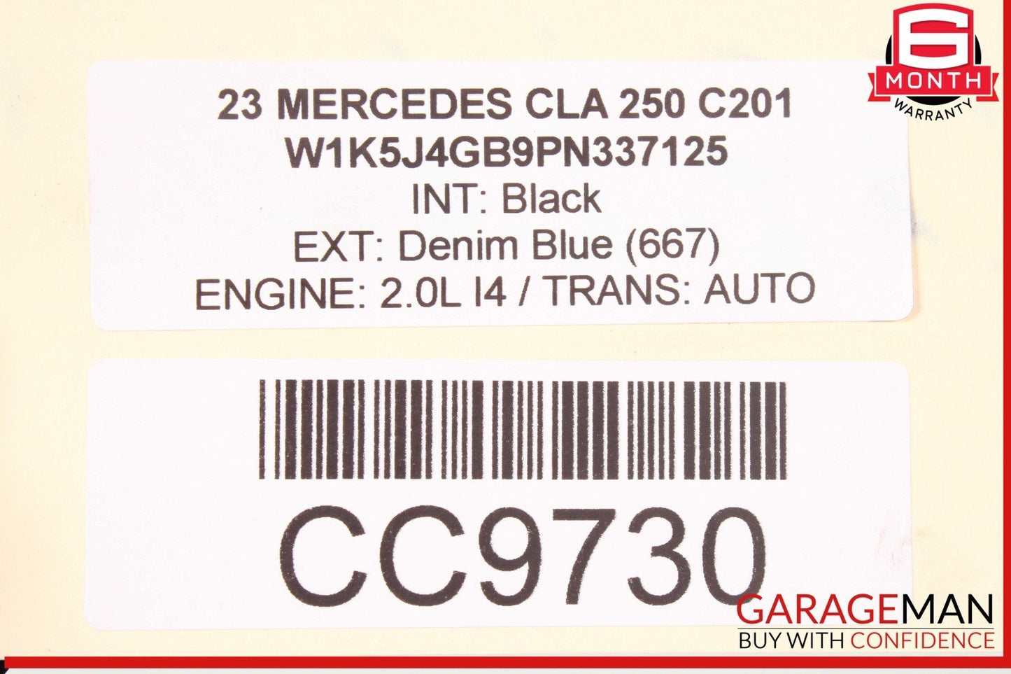 20-23 Mercedes C118 W118 CLA250 Rear Sub Frame Subframe Crossmember OEM