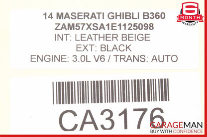14-17 Maserati Ghibli Front Left Side Wheel Spindle Knuckle Hub Bearing RWD