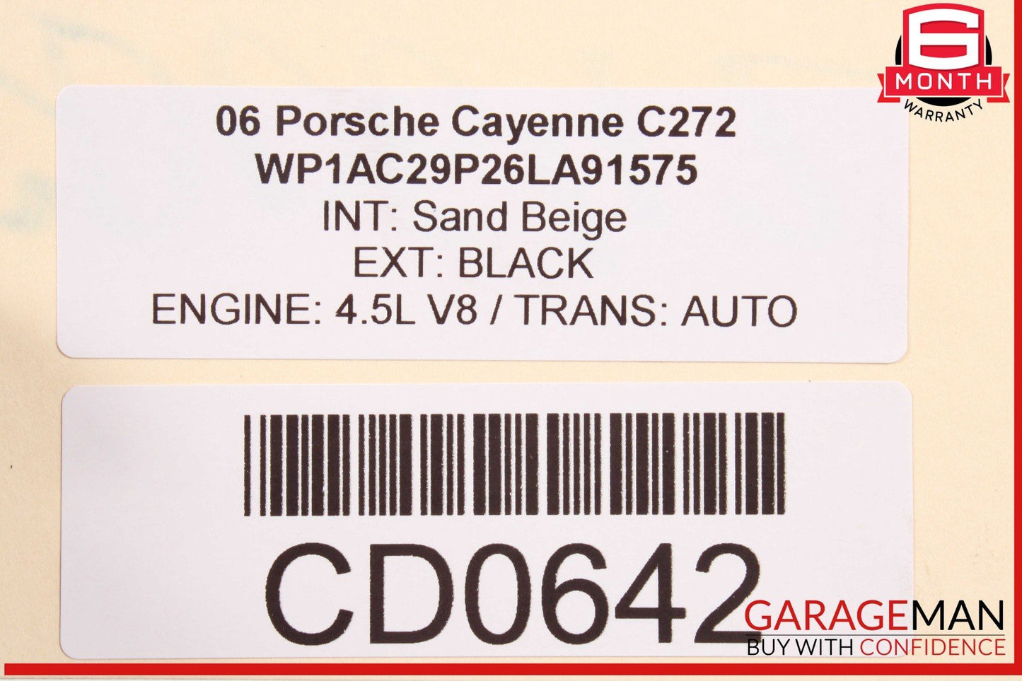 03-10 Porsche Cayenne 955 957 Engine Coolant Radiator w/ Oil Cooler Assembly OEM