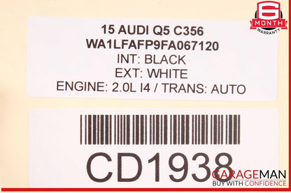 13-17 Audi Q5 SQ5 Front Right Passenger Side Interior Door Panel Cover OEM