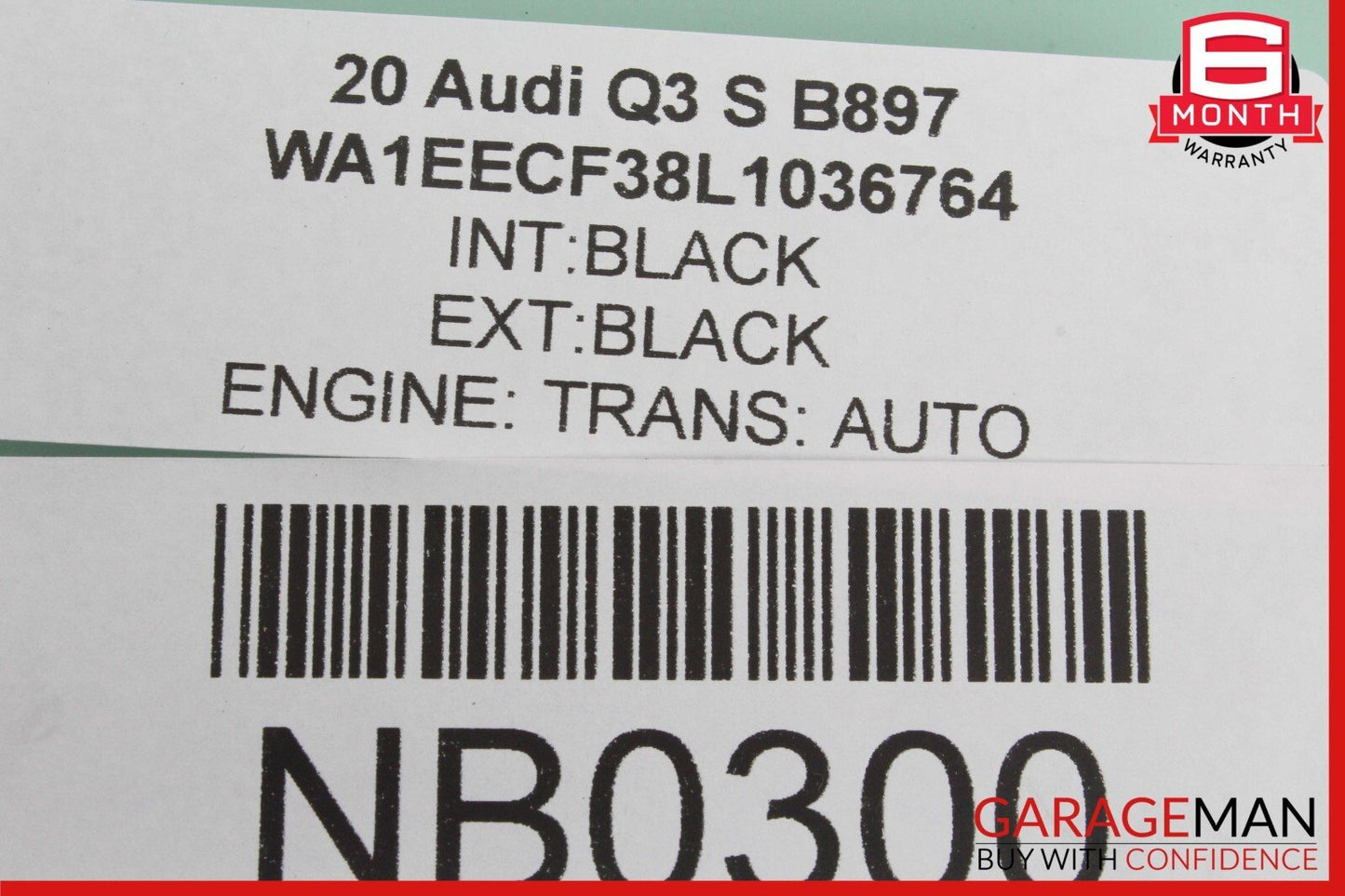 19-23 Audi Q3 Front Left Door Window Glass 83A845201 OEM