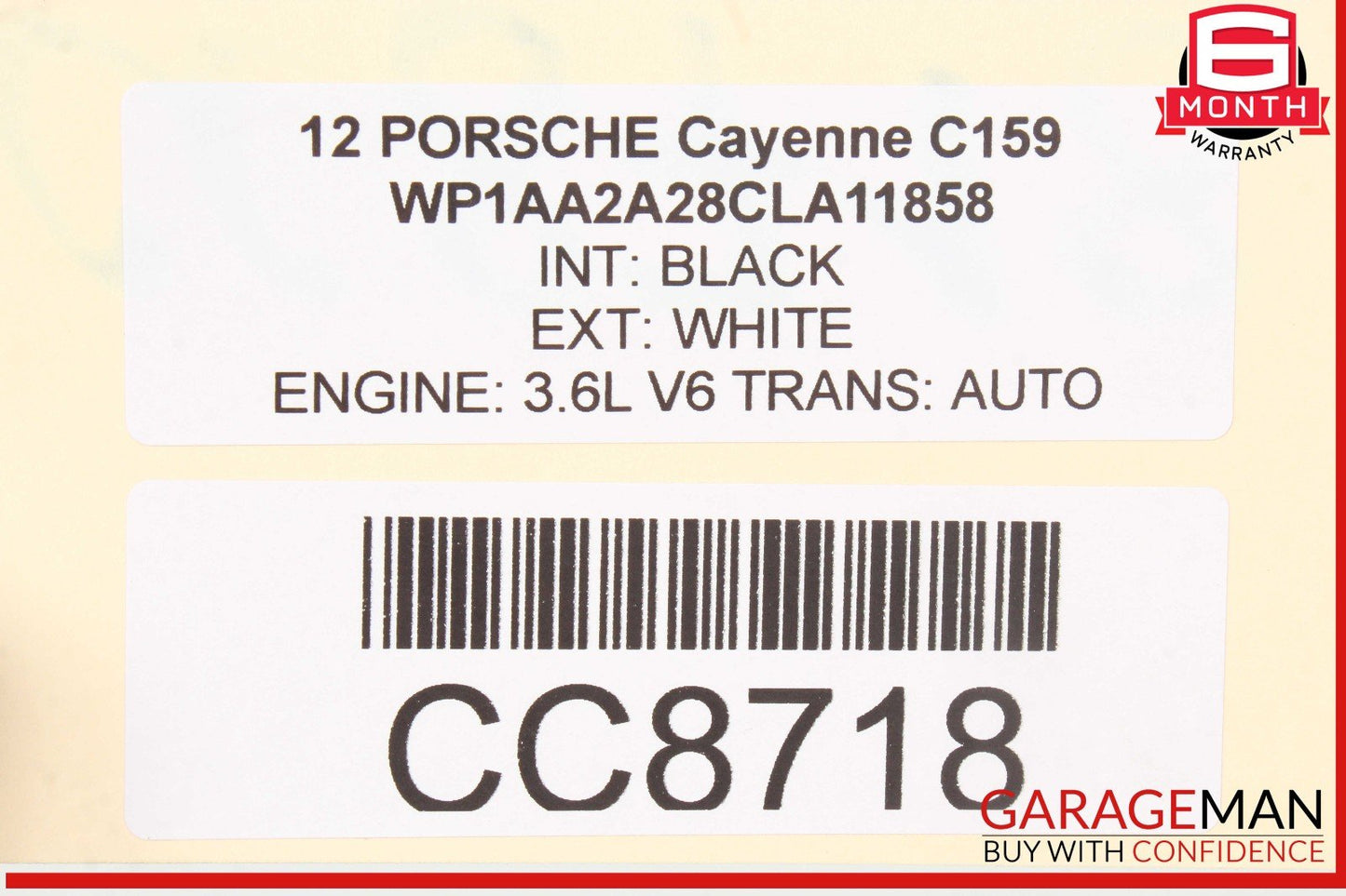 11-18 Porsche Cayenne 958 Engine Cooling Fan Motor Assembly 7P0121207A OEM