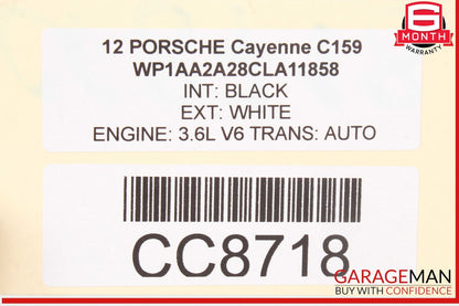 11-18 Porsche Cayenne 958 Engine Cooling Fan Motor Assembly 7P0121207A OEM