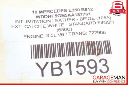 06-13 Mercedes W212 E350 SLK350 Right Engine Motor Cylinder Head Valve Cover OEM