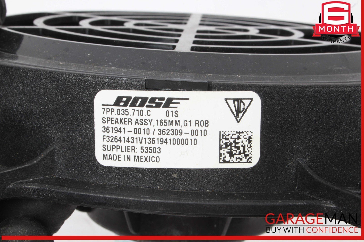 10-18 Porsche Cayenne 958 Rear Left & Right Side Door Audio Sound Speakers Set