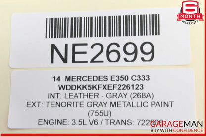 12-18 Mercedes W212 E350 CLS550 CLS400 E400 Overhead Dome Light Lamp OEM