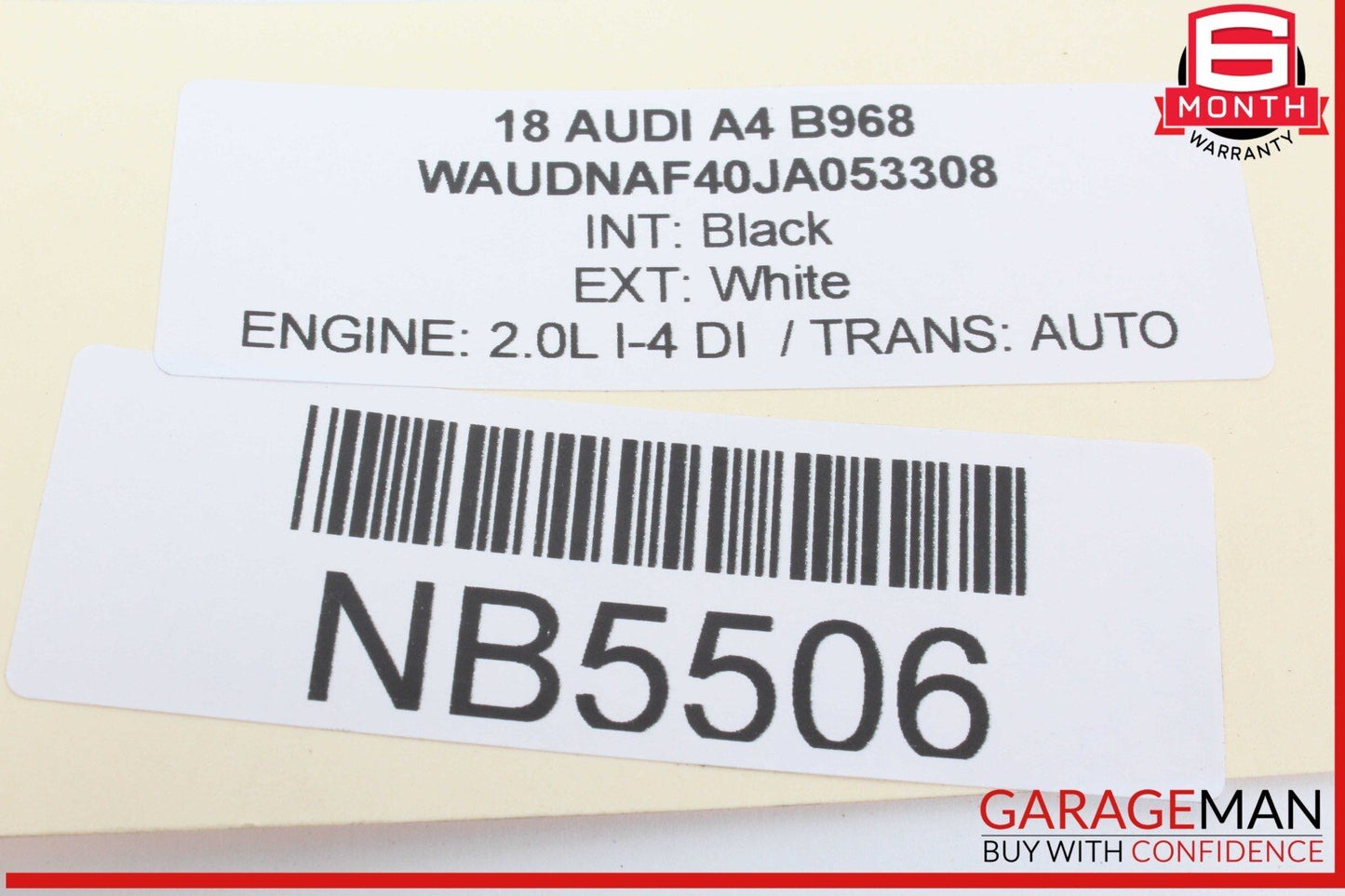 17-24 Audi A4 Quattro Right Dash Dashboard Panel Trim Molding 8W1853190E OEM