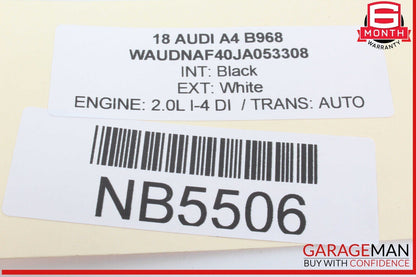 17-24 Audi A4 Quattro Right Dash Dashboard Panel Trim Molding 8W1853190E OEM