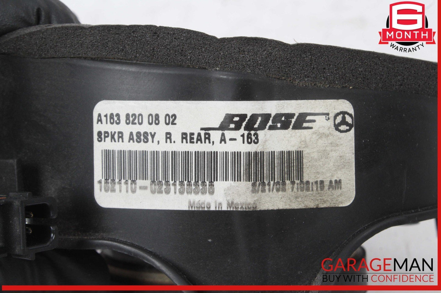98-05 Mercedes W163 ML500 Rear Right & Left Side Door Audio Speakers Set OEM