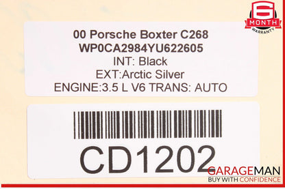 97-04 Porsche Boxster 986 Rear Trunk Lid Cover Panel OEM