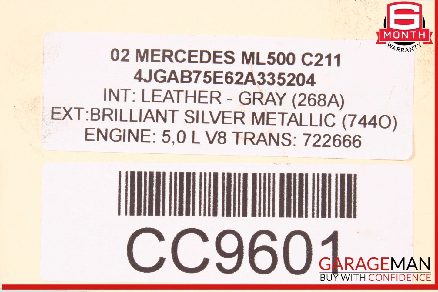 00-05 Mercedes W163 ML500 722.6 5G Automatic Transmission Assembly OEM 160k