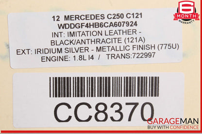 12-15 Mercedes W204 C250 SLK250 722.9 7G Automatic Transmission 722.997 OEM 129k