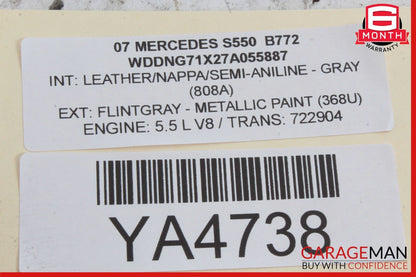 07-09 Mercedes W221 S550 S450 Headunit Head Unit Comand Command CD Navigation