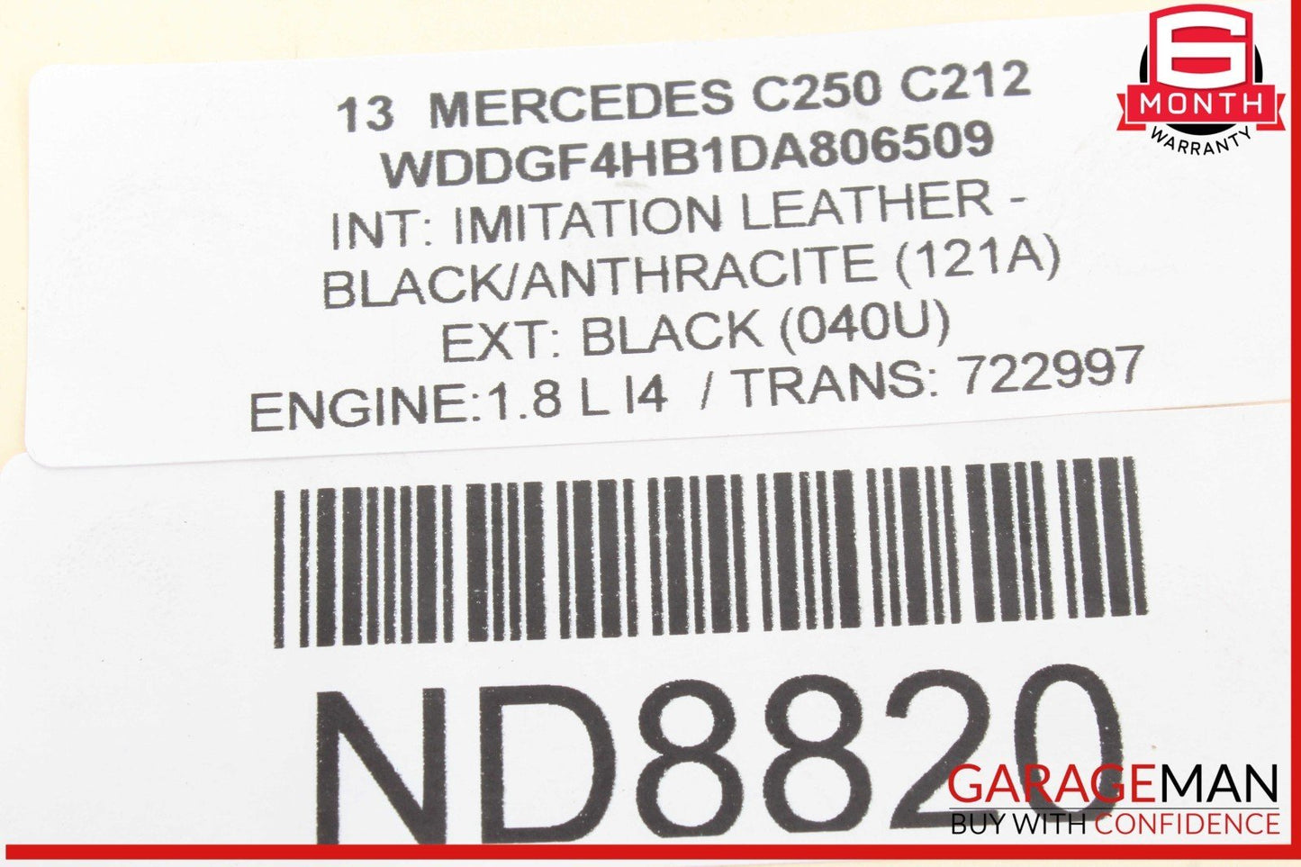 12-14 Mercedes W204 C250 Power Steering Pump Reservoir Hose Tube Assembly OEM