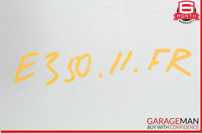 11-17 Mercedes W207 E350 E550 Convertible Front Right Side Door Window Glass OEM