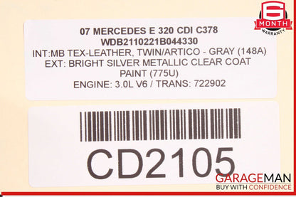 03-09 Mercedes W211 E320 Engine Motor Cooling Fan Radiator A/C Condenser Assy