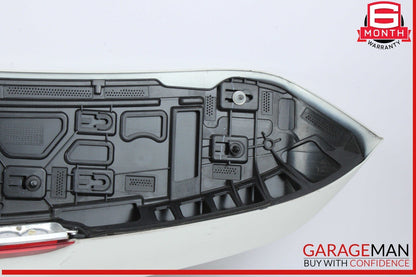 13-14 Mercedes X166 GL450 GL550 Trunk Lid Molding Trim Spoiler Wing White OEM