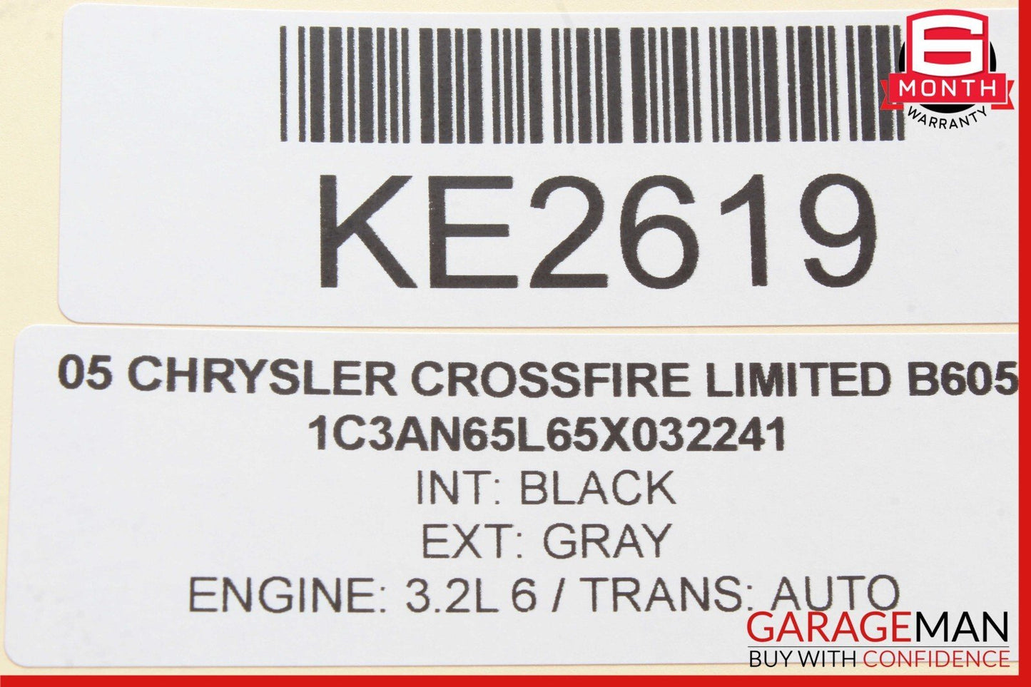 97-08 Chrysler Crossfire CLK320 Front Left Driver Side Upper Control Arm OEM
