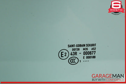 11-18 Porsche Cayenne 958 Front Left Driver Side Door Window Glass OEM