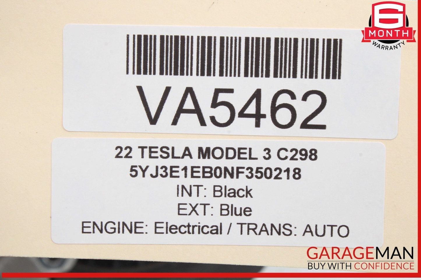17-23 Tesla Model 3 Front Left Side Spindle Knuckle w/ Brake Rotor Disc OEM