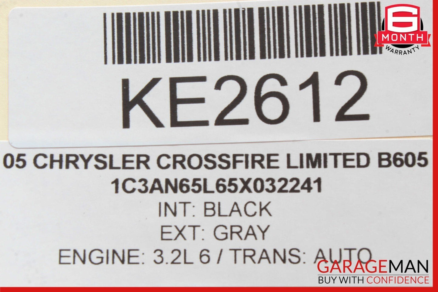 04-08 Chrysler Crossfire Rear Left / Right Side Suspension Lower Control Arm OEM