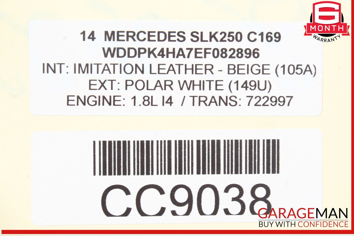 12-16 Mercedes R172 SLK250 SLK350 Right Passenger Interior Door Panel OEM