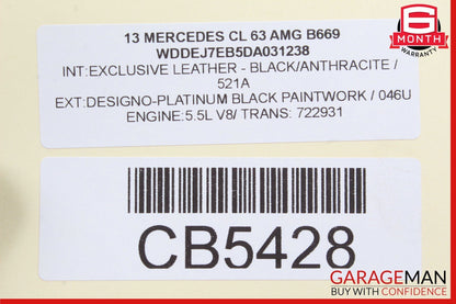 07-14 Mercedes S550 SL63 CL63 AMG ABC Hydraulic Valve Block Rear Suspension Pump