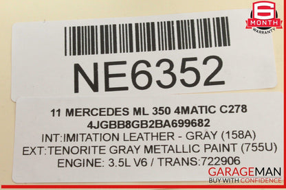 09-11 Mercedes W164 ML350 ML450 Front Left Driver Side Head Light Lamp OEM