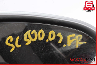 04-08 Mercedes R230 SL500 SL550 Front Right Side Mirror Door Rear View OEM