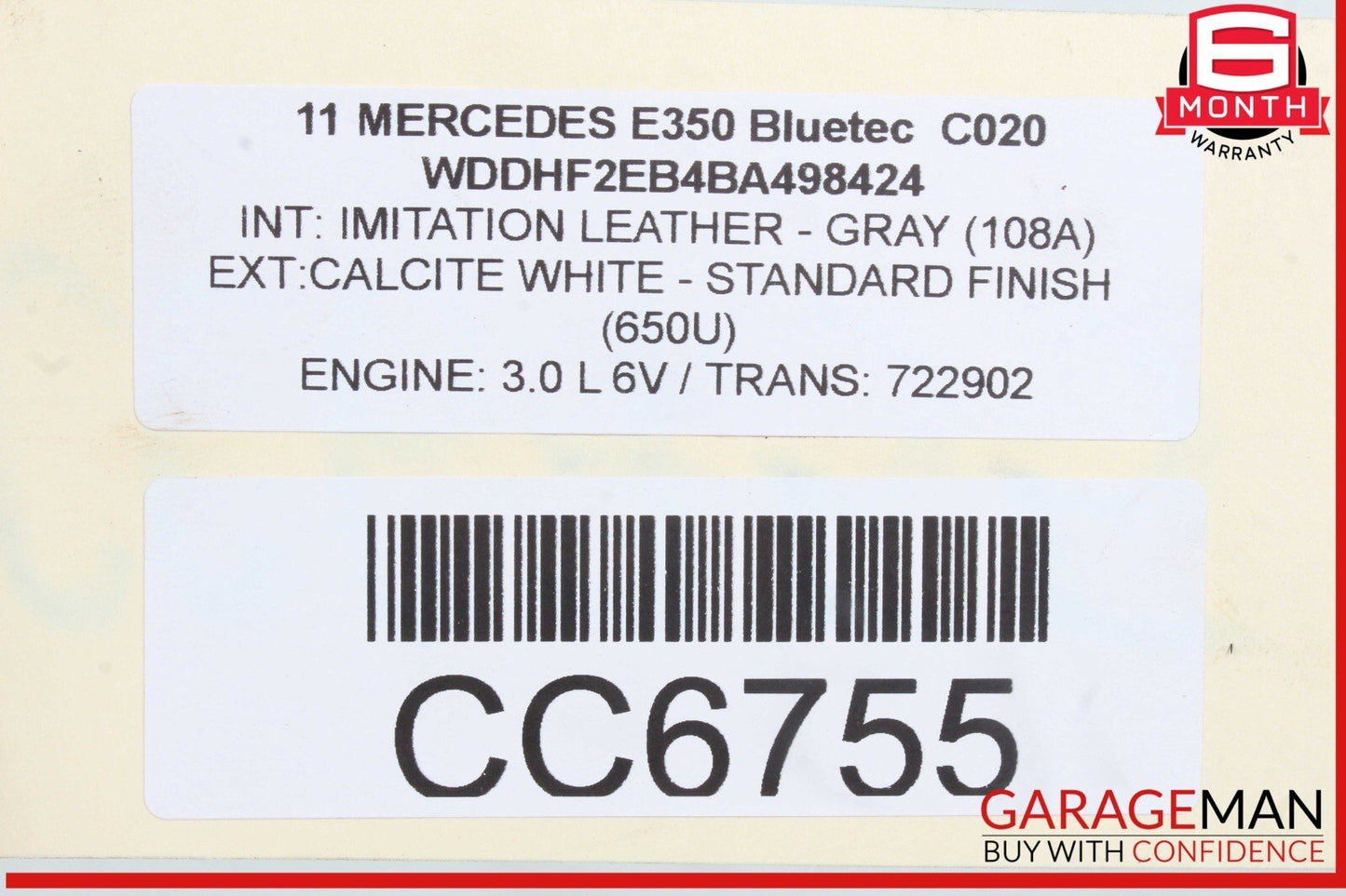 11-13 Mercedes W212 E350 CDI Bluetec 7G Automatic Transmission 722.902 OEM 219k