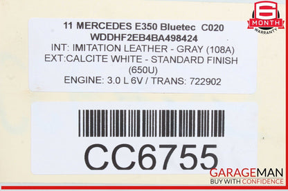 11-13 Mercedes W212 E350 CDI Bluetec 7G Automatic Transmission 722.902 OEM 219k