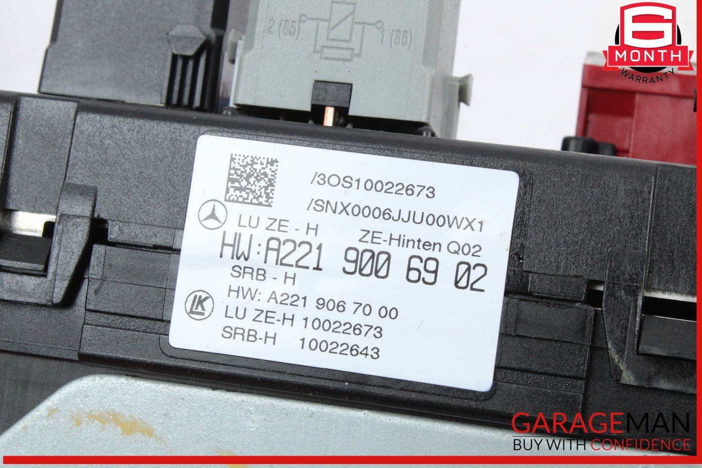 10-14 Mercedes W221 S400 S63 CL63 AMG Rear Sam Fuse Box Relay Module Control OEM