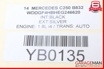 12-15 Mercedes W204 C250 SLK250 1.8L Engine Valve Cylinder Head Cover OEM