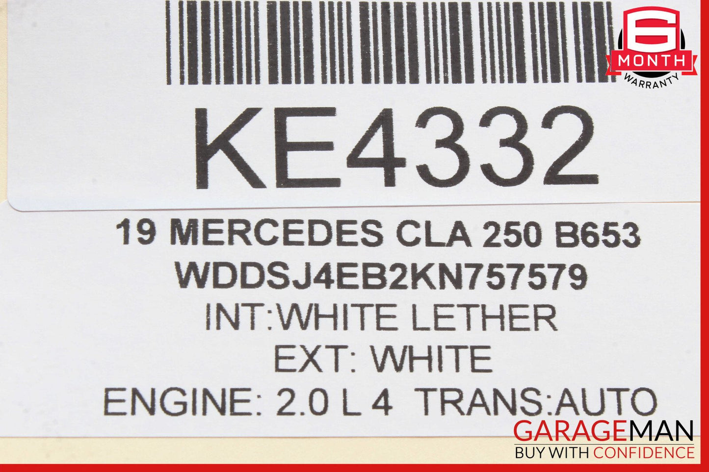 14-20 Mercedes W117 CLA250 Sun Visor Sunvisor Front Right Side OEM