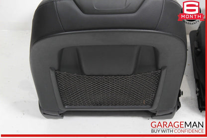 17-19 Audi A4 Front Complete Seat Cushion Cover Assy Set of 2 Pc OEM