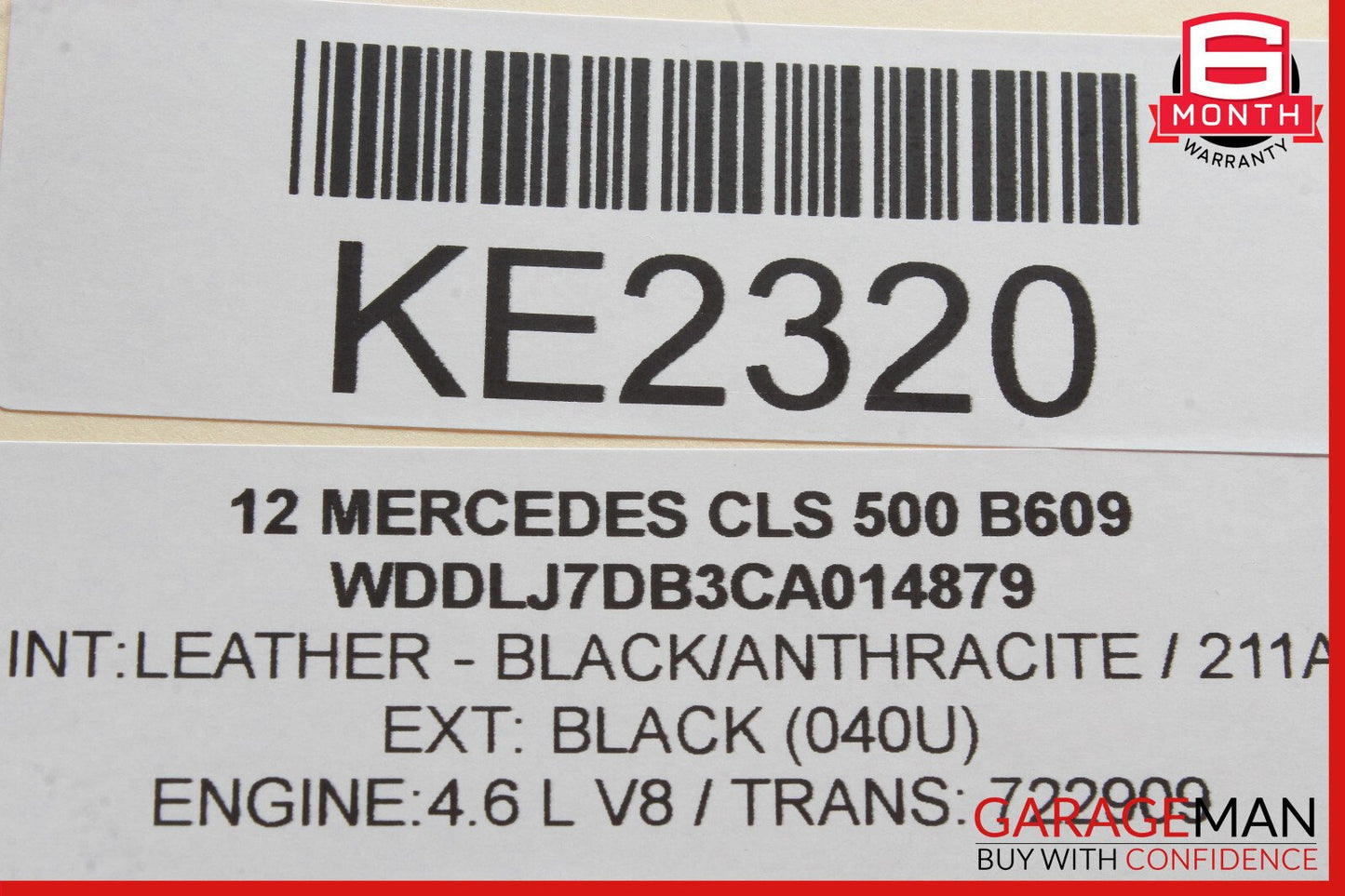 08-18 Mercedes W218 CLS550 C300 Rear Right or Left Side Lower Thrust Control Arm