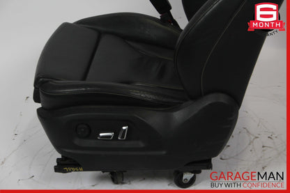 09-17 Audi Q5 Front Left Side Complete Seat Cushion Cover Assembly Black