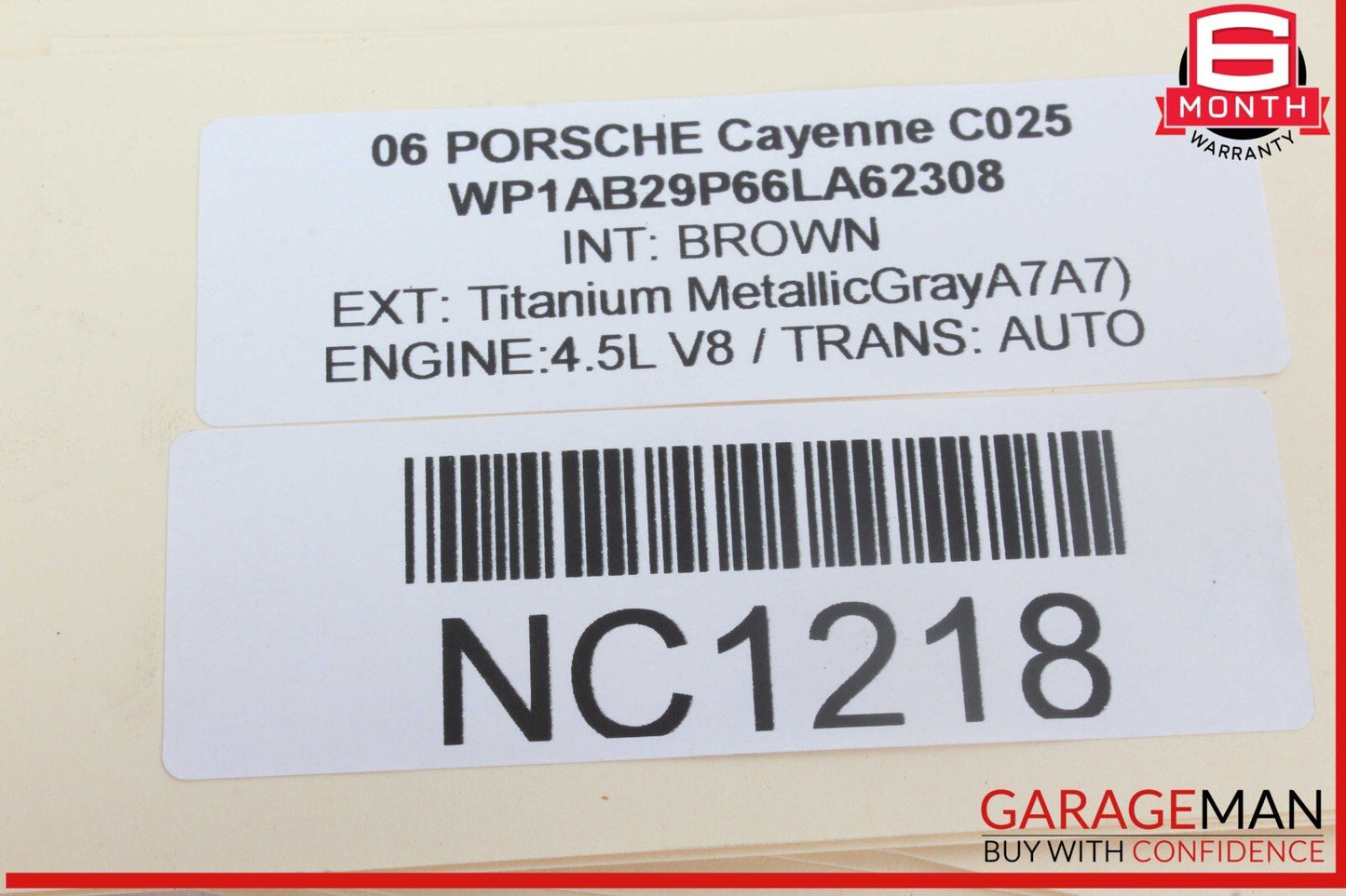 03-10 Porsche Cayenne 955 957 Bose Rear Left & Right Side Door Speaker Set OEM