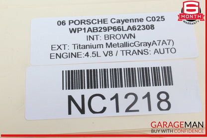 03-10 Porsche Cayenne 955 957 Bose Rear Left & Right Side Door Speaker Set OEM