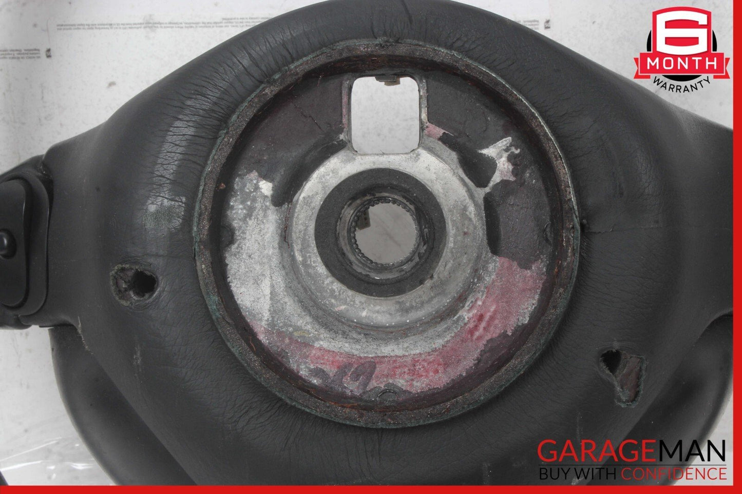 03-08 Maserati Quattroporte M139 Steering Wheel Black OEM