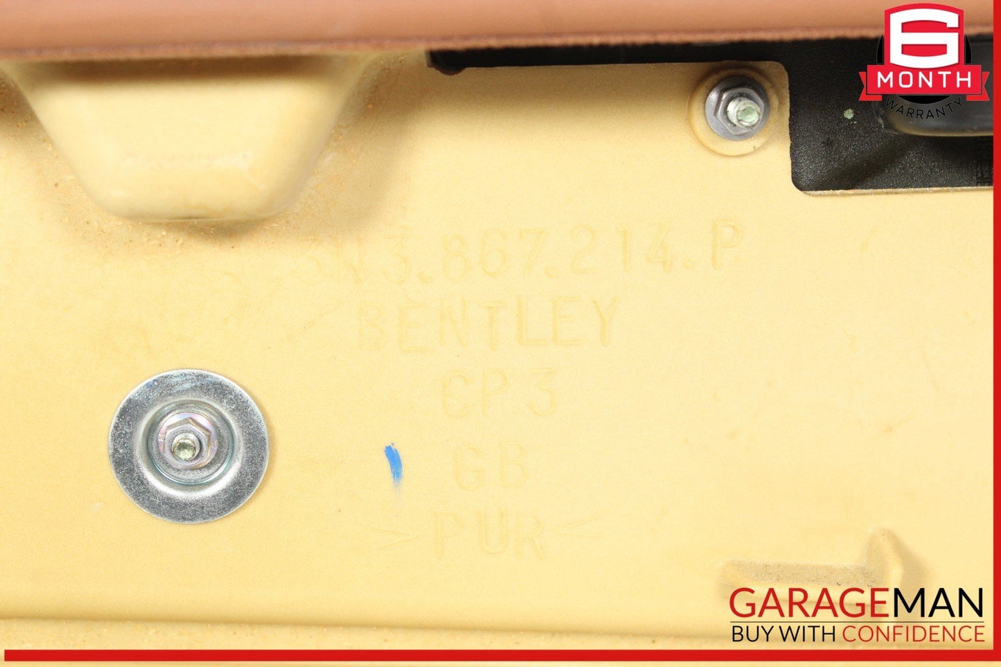 07-11 Bentley Continental GTC Right Passenger Side Interior Door Panel OEM