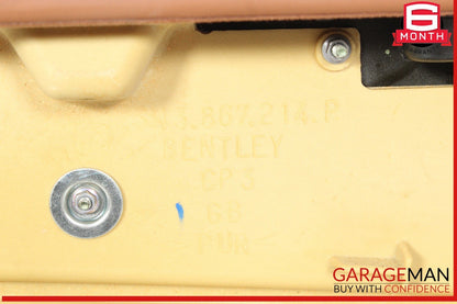 07-11 Bentley Continental GTC Right Passenger Side Interior Door Panel OEM