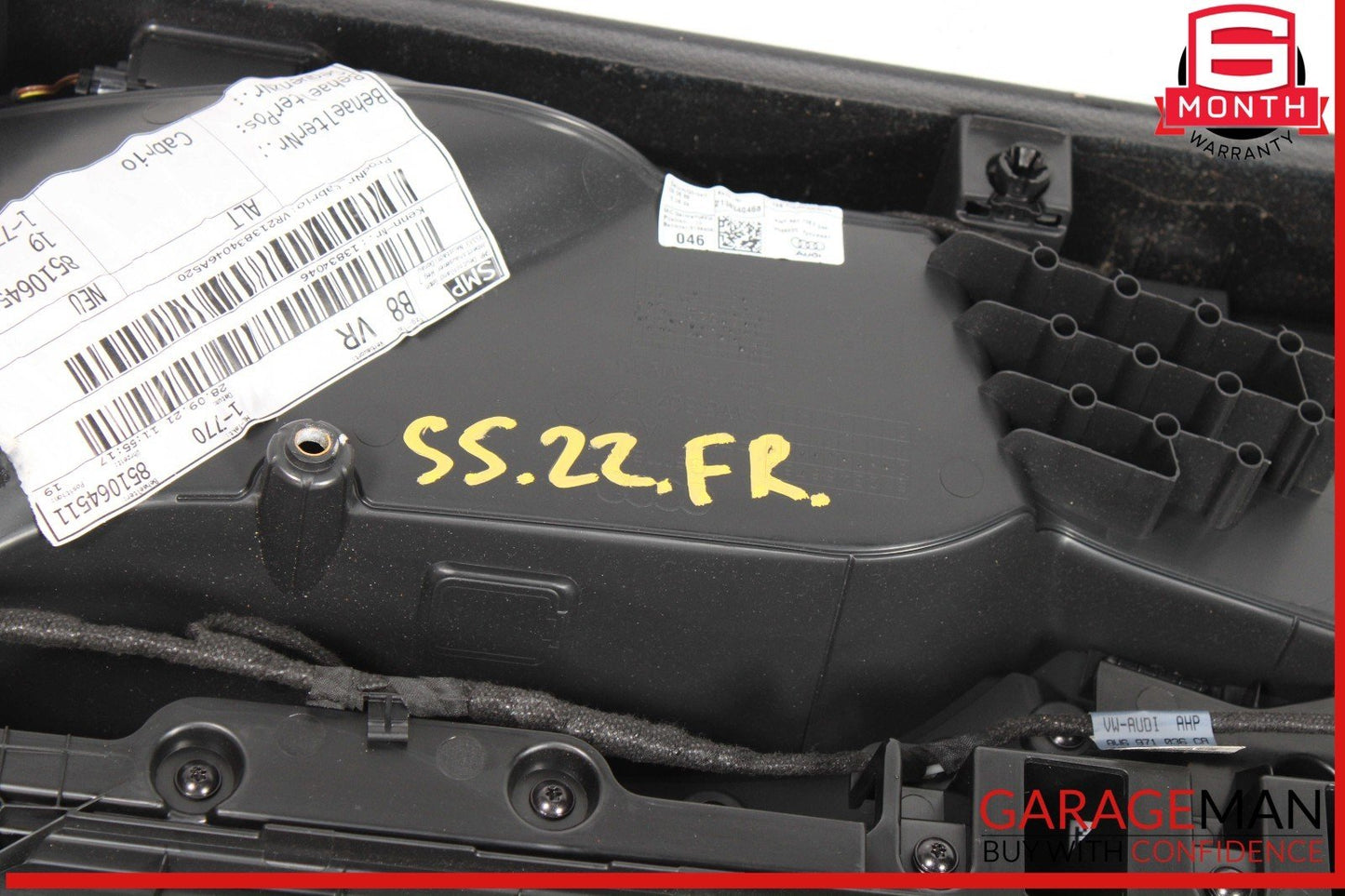 18-24 Audi S5 A5 RS5 Front Right Side Interior Door Panel Leather / Suede OEM