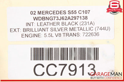 01-02 Mercedes W220 S55 Automatic Transmission Assembly 722.636 OEM