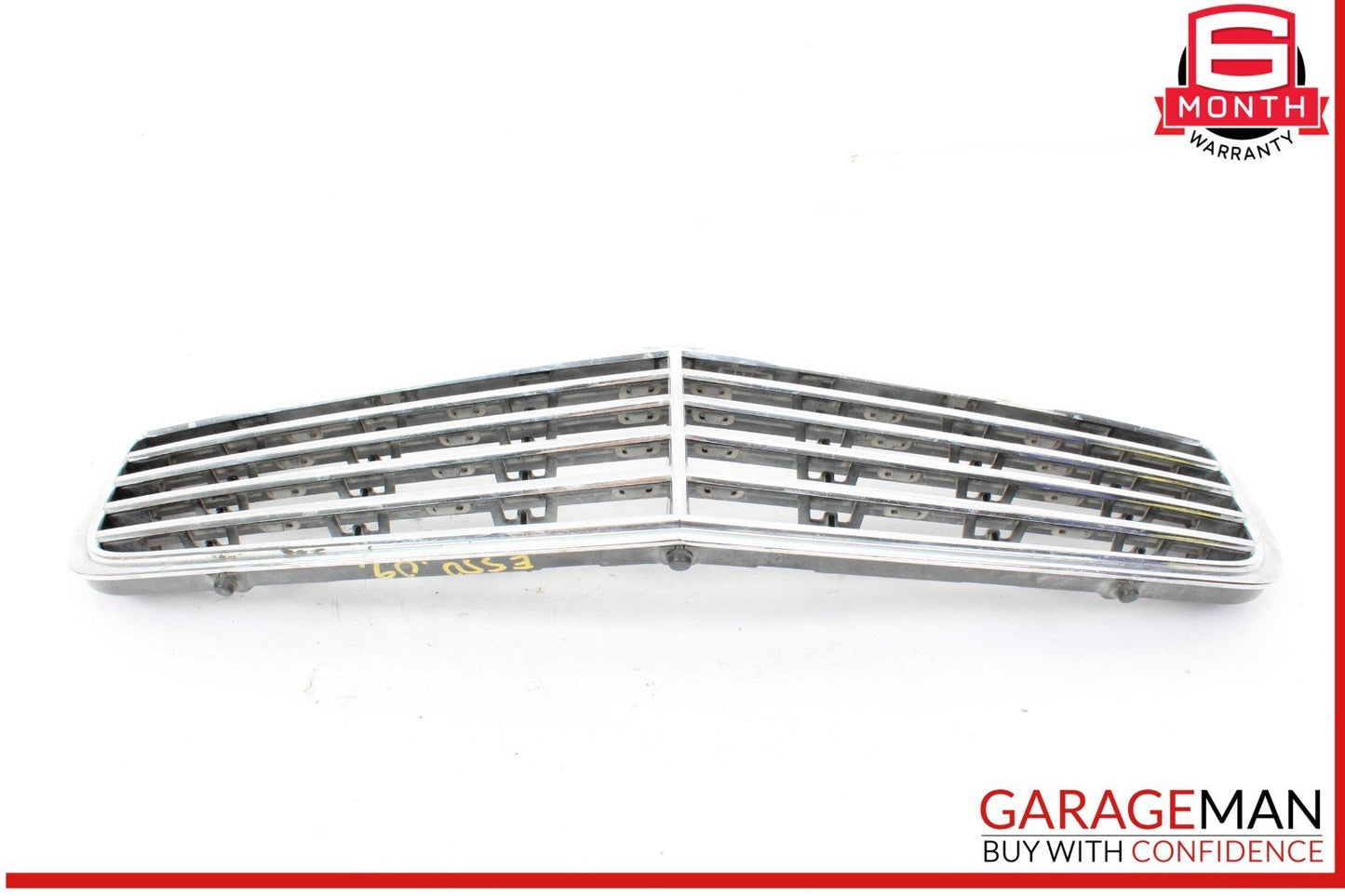 07-09 Mercedes W211 E550 E350 Front Center Bumper Grill Grille Trim Cover Panel