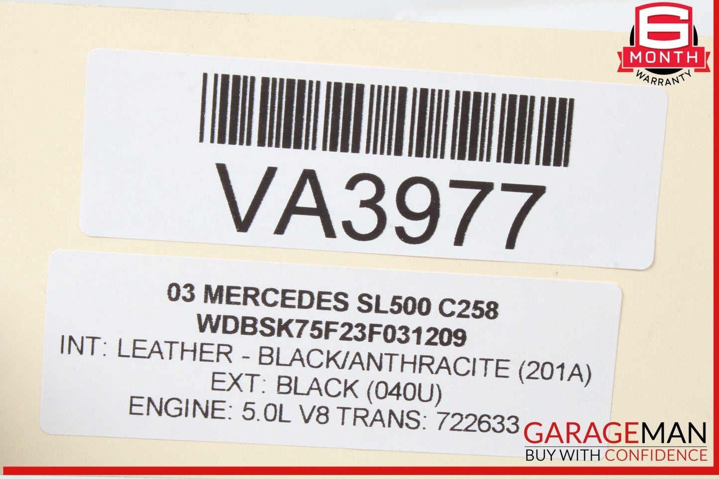 03-12 Mercedes R230 SL500 SL55 AMG Front Left SAM Fuse Box Control Module OEM