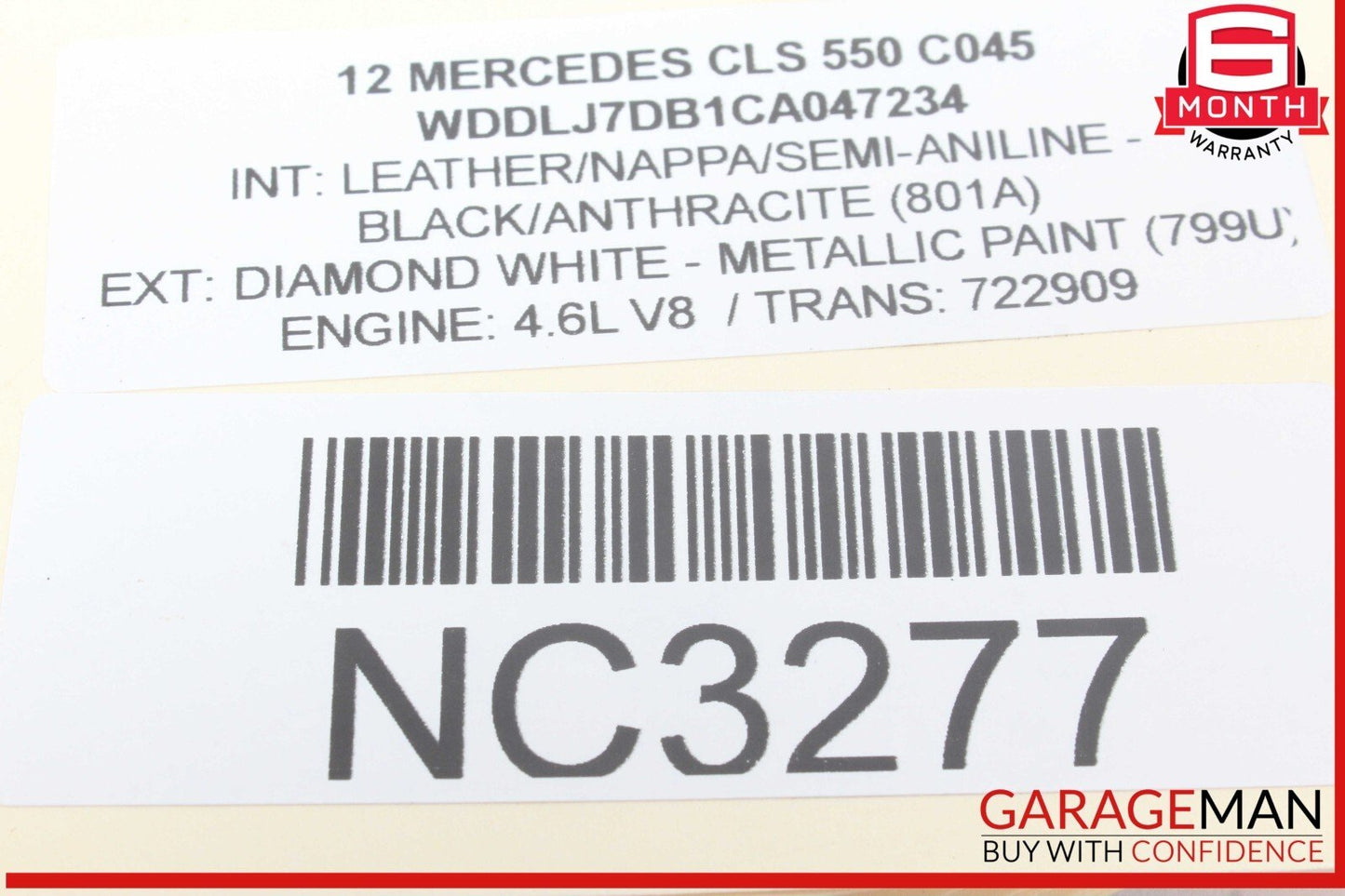 12-18 Mercedes W218 CLS550 E550 M278 Right Turbocharger Turbo Charger Manifold